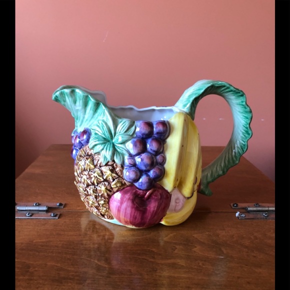 VINTAGE FITZ & FLOYD “CALYPSO FRUIT” pitcher